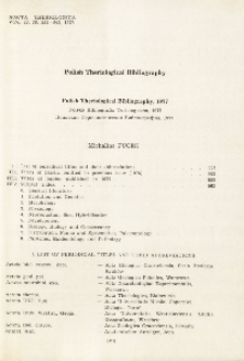 Polish Theriological Bibliography, 1977