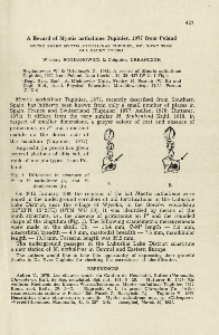 A record of Myotis nathalinae Tupinier, 1977 from Poland