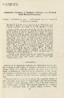 Comparative accuracy of population estimators for enclosed small mammal populations