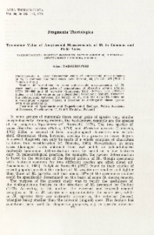 Taxonomic value of anteroconid measurements of M1 in common and field voles