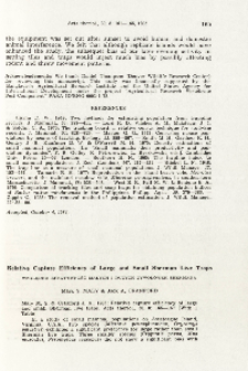 Relative capture efficiency of large and small Sherman live traps