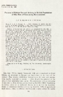 Patterns of habitat use and activity in British populations of sika deer of contrasting environments