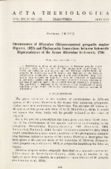 Chromosomes of Microtus (Stenocranius) gregalis major (Ognev,1923) and phylogenetic connections between sub-arctic representatives of the genus Microtus Schrank, 1798