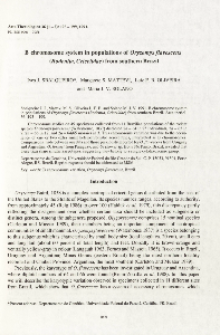 B chromosome system in populations of Oryzomys flavescens (Rodentia, Cricetidae) from southern Brazil