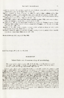 Naked Mole-rats: A success story of sociobiology
