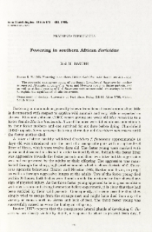 Fostering in southern African Soricidae