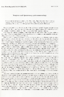 Book review. Neogene and Quaternary paleomammalogy