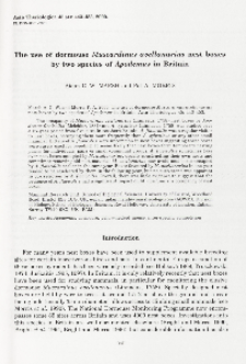 The use of dormouse Muscardinus avellanarius nest boxes by two species of Apodemus in Britain