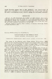 Chromosomes of the Siberian mole (Talpa altaica Nikolsky, 1883)