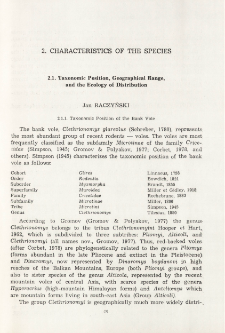 Taxonomic position, geographical range and the ecology of distribution
