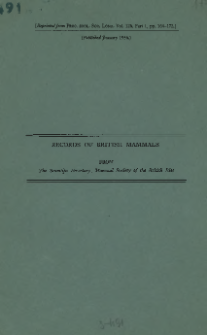 Records of british mammals