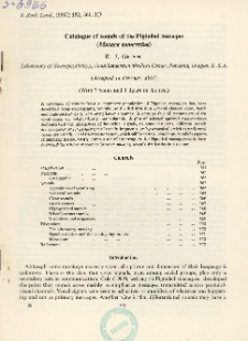 Catalogue of sounds of the Pigtailed macaque (Macaca nemestrina)