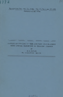A study of the coat of the mouflon Ovis musimon with special reference to seasonal change
