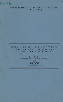 Observations on the ecology and life history of the fair isle field-mouse Apodemus sylvaticus fridariensis (Kinnear)
