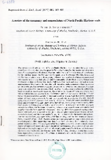 A review of the taxonomy and nomenclature of North Pacific Harbour seals
