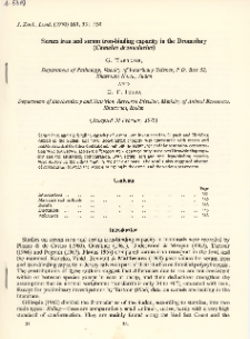 Serum iron and serum iron-binding capacity in the Dromedary (Camelus dromedarius)