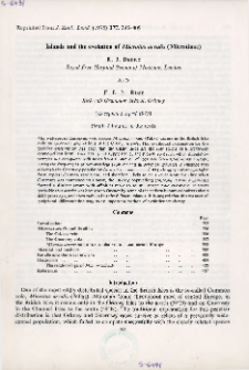 Islands and the evolution of Microtus arvalis (Microtinae)