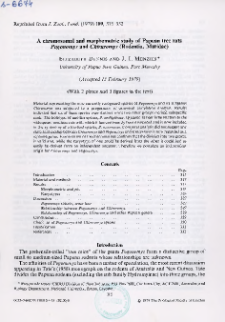 A chromosomal and morphometric study of Papuan tree rats Pogonomys and Chiruromys (Rodentia, Muridae)
