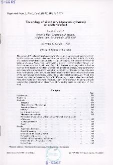 The ecology of Wood mice (Apodemus sylvaticus) on arable farmland