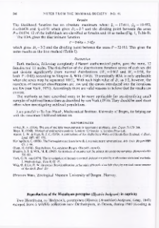 Reproduction of the Himalayan porcupine (Hystrix hodgsoni) in captivity