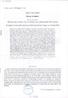 Brief reviews. Biology of antlers