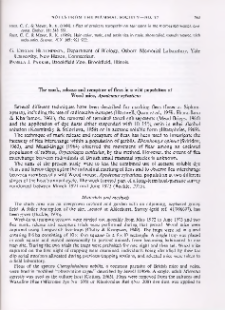 The mark, release and recapture of fleas in a wild population of Wood mice, Apodemus sylvaticus