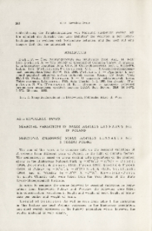 Seasonal variations in Sorex araneus Linnaeus 1758 in Poland; Sezonowa zmienność Sorex araneus Linnaeus 1758 z terenu Polski