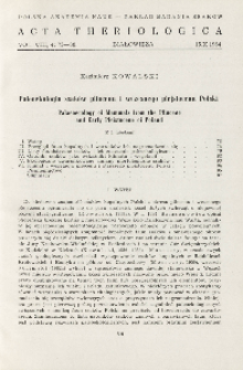 Paleokologia ssak&oacute;w pliocenu i wczesnego plejstocenu Polski; Palaeoecology of mammals from the Pliocene and early Pleistocene of Poland