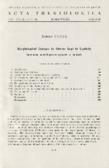 Morphological changes in shrews kept in captivity; Zmienność morfologiczna ryj&oacute;wek w hodowli