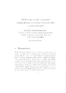 Mechanizmy aukcji i przetarg&oacute;w uwzględniające preferencje wielokryterialne i wieloatrybutowe * Wprowadzenie * Mechanizm znajdowania konsensusu w w1elokryterialnym zagadnieniu prztargowym