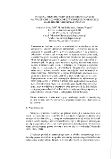 Podział niejednorodnych zbior&oacute;w danych na podzbiory jednorodne z wykorzystaniem cech najbardziej informatywnych