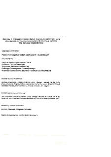 Modelowanie i komputerowe wspomaganie decyzji gospodarczych : III konferencja badań operacyjnych i systemowych BOS'93, 21-23 września 1993 * Transport * Aktualne zagadnienia komputeryzacji w drogownictwie