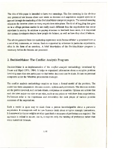 Support systems for decision and negotiation processes * Volume 1 * Decisionmaker * Lessons from the marketplace