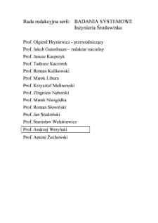 Bezpieczeństwo system&oacute;w zbiorowego zaopatrzenia w wodę * Spis Rysunk&oacute;w