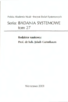 Asymptotyczne podejście do analizy niezawodności systemów * Klasa granicznych funkcji niezawodności systemów wielostanowych