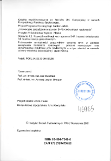 Innowacyjne zarządzanie systemem ''Badania + Rozwój'' w jednostkach naukowych”. T. 3 * Jednostki naukowe, jako element procesu transferu technologii