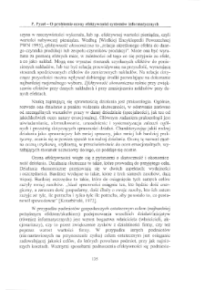 O problemie oceny efektywności systemów informatycznych