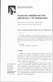 Synthetic modified polyethylene polymers and their biodegradation