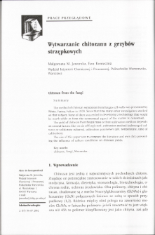 Chitosan front the fungi