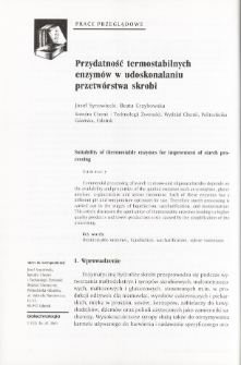 Suitability of thermostable enzymes for improvment of starch processing