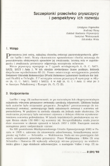 Foot and mouth disease vaccines and perspectives of their development