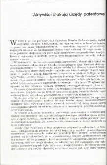 Aktywiści atakują urzędy patentowe
