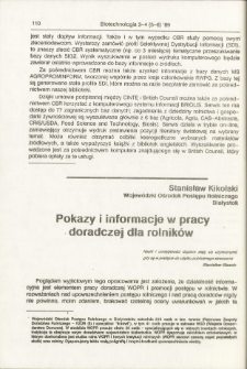 Pokazy i informacje w pracy doradczej dla rolników