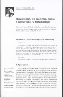 Hydantoinases - significance and applications in biotechnology