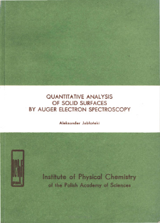Quantitative analysis of solid surfaces by auger electron spectroscopy