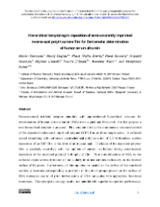 Hierarchical templating in deposition of semi-covalently imprinted inverse opal polythiophene film for femtomolar determination of human serum albumin