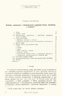 Studies on the variation and inheritance in a Gorce population of the Karelian birch (Betula pendula Roth. var. carelica (Merklin) Hejtmánek)