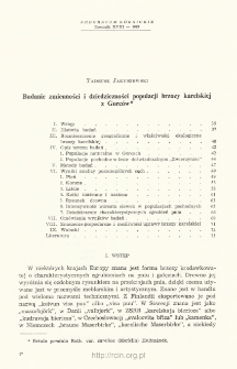 Studies on the variation and inheritance in a Gorce population of the Karelian birch (Betula pendula Roth. var. carelica (Merklin) Hejtm&aacute;nek)