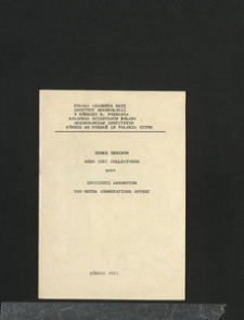 Index Seminum Anno 1981 Collectorum Quae Instituti Arboretum Pro Mutua Commutatione Offer