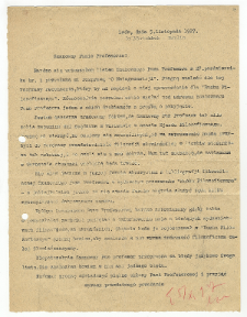 List Kazimierza Twardowskiego do Ivana Mirczuka : 5.11.1927